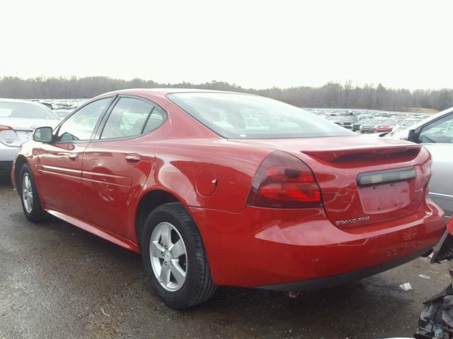 2G2WP552181127535 - 2008 PONTIAC GRAND PRIX RED photo 3