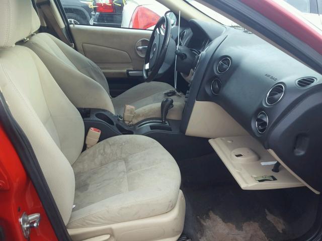 2G2WP552181127535 - 2008 PONTIAC GRAND PRIX RED photo 5