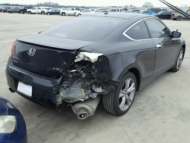 1HGCS2B87CA011793 - 2012 HONDA ACCORD EXL BLACK photo 4