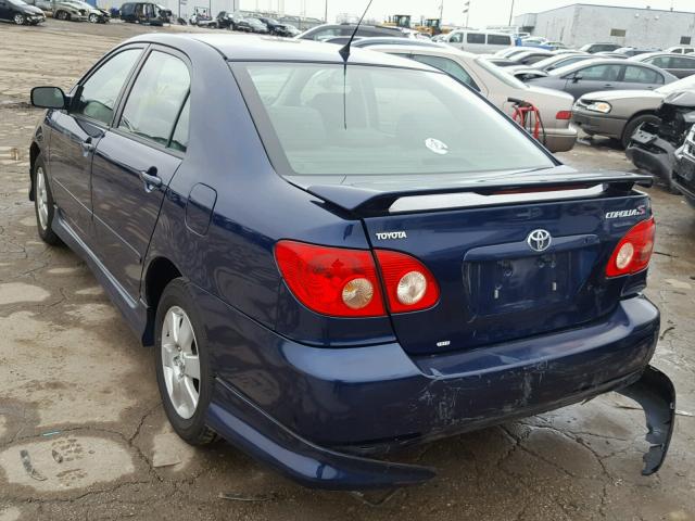 1NXBR32E57Z899087 - 2007 TOYOTA COROLLA CE BLUE photo 3