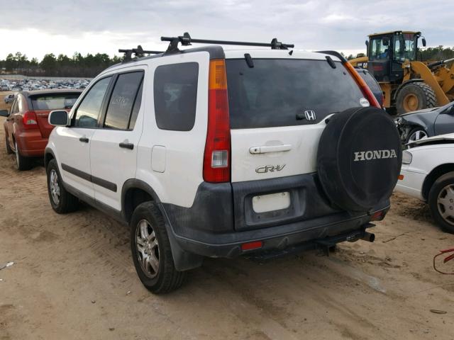 SHSRD78864U204980 - 2004 HONDA CR-V EX WHITE photo 3