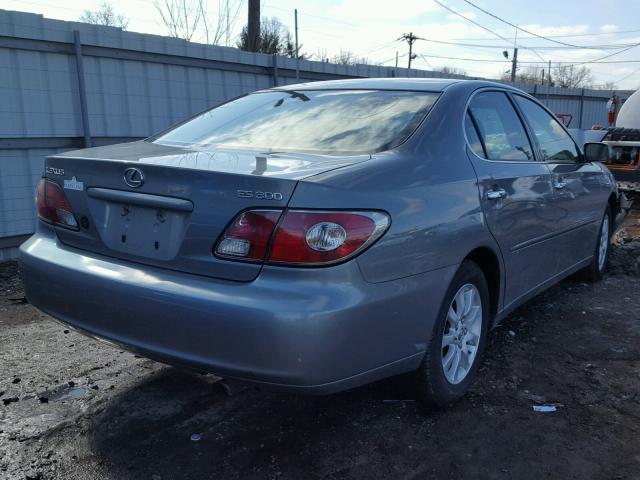 JTHBF30G436015848 - 2003 LEXUS ES 300 GRAY photo 4