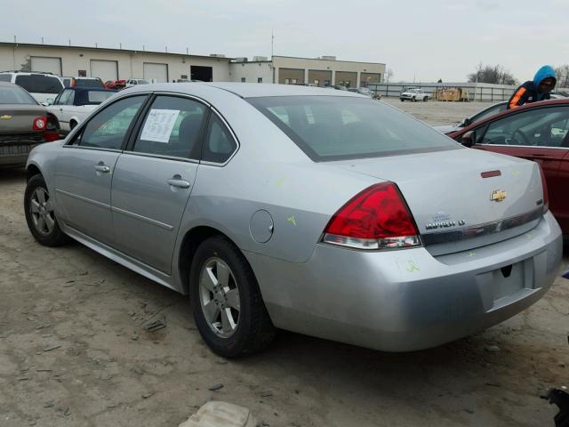 2G1WG5EK1B1298152 - 2011 CHEVROLET IMPALA LT SILVER photo 3