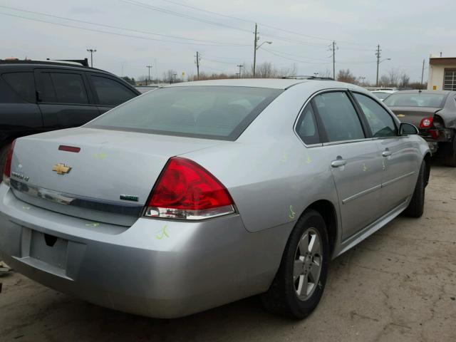 2G1WG5EK1B1298152 - 2011 CHEVROLET IMPALA LT SILVER photo 4