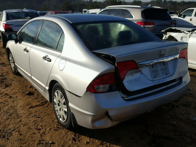 2HGFA1F32AH508015 - 2010 HONDA CIVIC VP SILVER photo 3