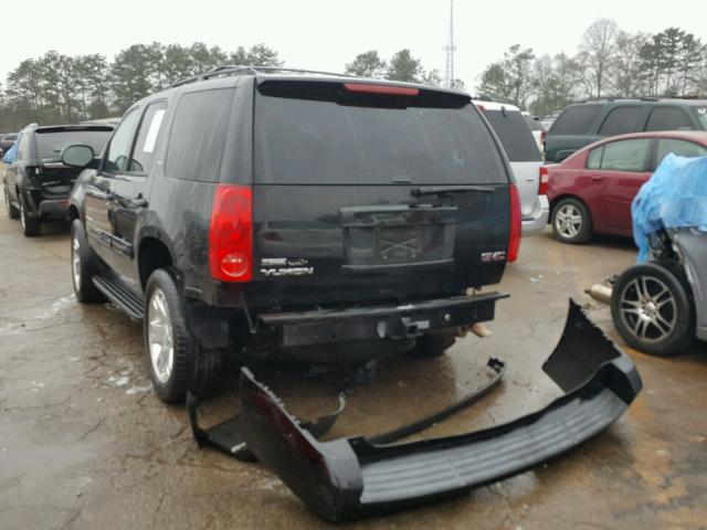 1GKFK13028R209385 - 2008 GMC YUKON BLACK photo 3