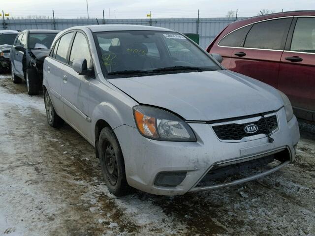 KNADH5B32B6757140 - 2011 KIA RIO BASE GRAY photo 1