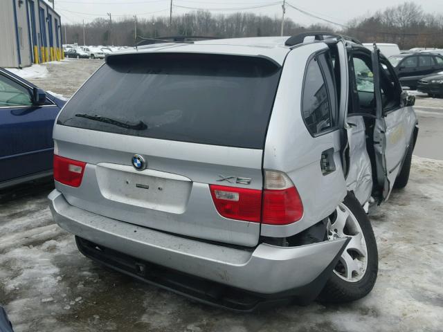 WBAFA53581LM65148 - 2001 BMW X5 3.0I SILVER photo 4