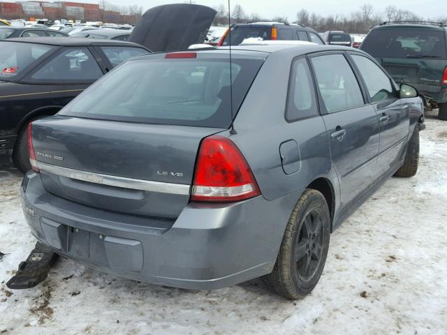 1G1ZT64885F156074 - 2005 CHEVROLET MALIBU MAX GRAY photo 4