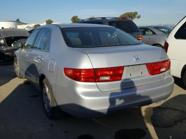 1HGCM56415A180519 - 2005 HONDA ACCORD LX SILVER photo 3