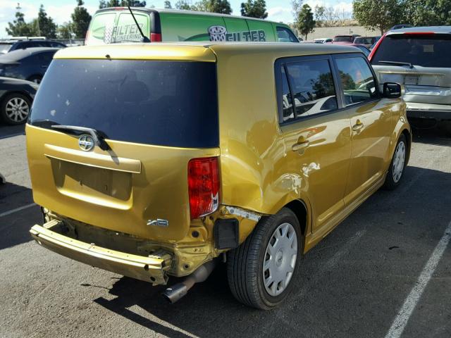 JTLKE50E281056728 - 2008 SCION XB GOLD photo 4