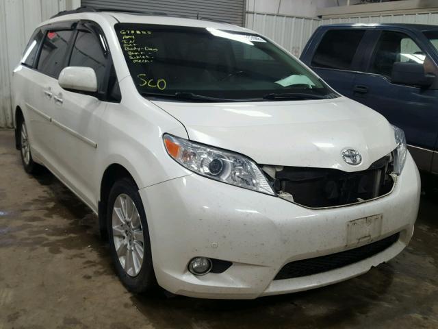 5TDDK3DC7BS022739 - 2011 TOYOTA SIENNA XLE WHITE photo 1