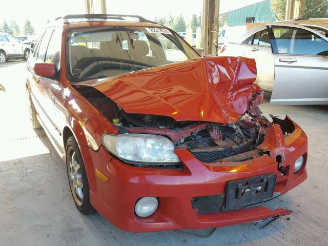 JM1BJ246X21457766 - 2002 MAZDA PROTEGE PR RED photo 1