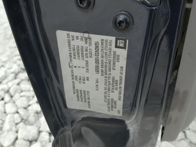 1GNDV33108D188281 - 2008 CHEVROLET UPLANDER L 黑色 照片 10