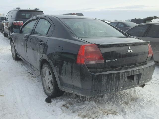 4A3AB36F87E059058 - 2007 MITSUBISHI GALANT ES BLACK photo 3