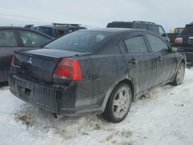 4A3AB36F87E059058 - 2007 MITSUBISHI GALANT ES BLACK photo 4