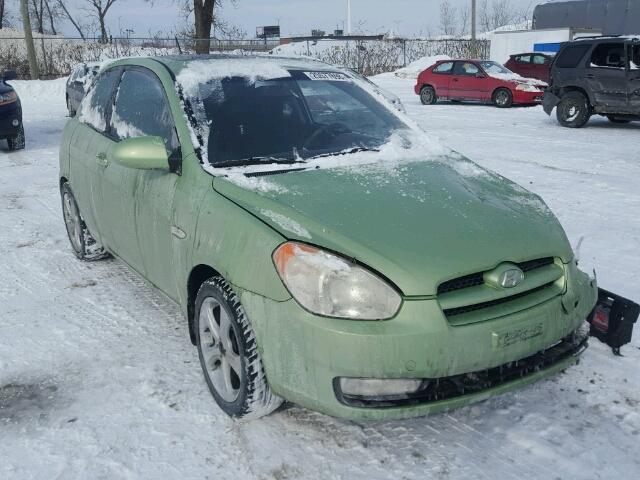 KMHCN35C39U111288 - 2009 HYUNDAI ACCENT SE GREEN photo 1