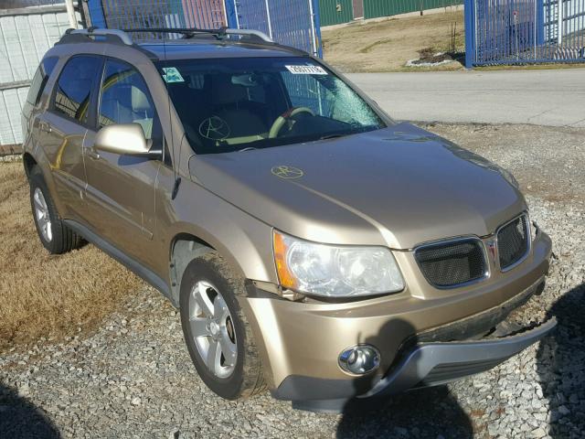 2CKDL63F066199216 - 2006 PONTIAC TORRENT GOLD photo 1