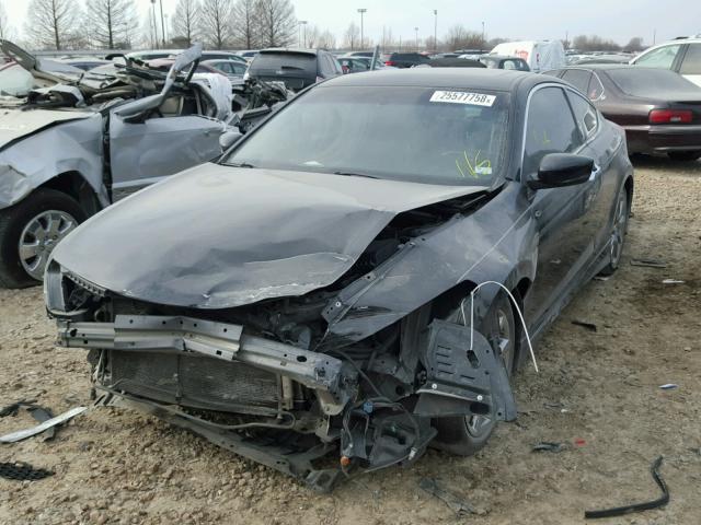 1HGCS2B88CA000625 - 2012 HONDA ACCORD EXL BLACK photo 2