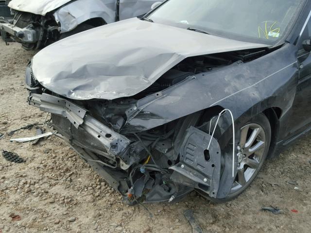 1HGCS2B88CA000625 - 2012 HONDA ACCORD EXL BLACK photo 9