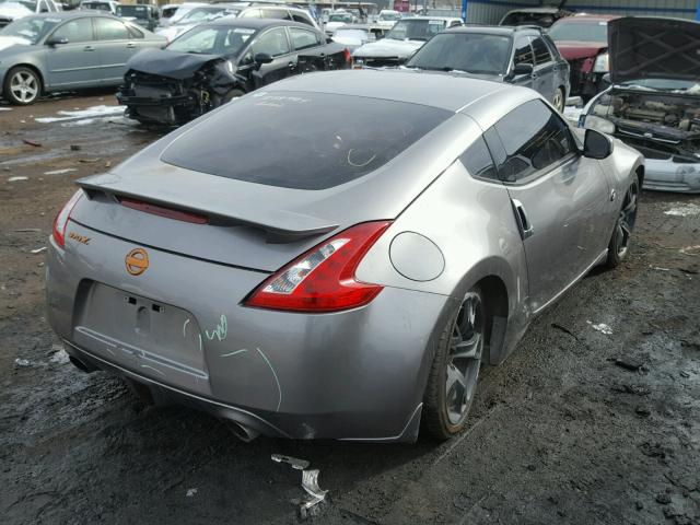 JN1AZ4EH0AM506943 - 2010 NISSAN 370Z SILVER photo 4