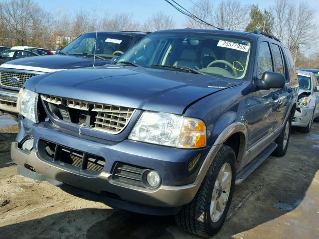 1FMZU74W73UC78650 - 2003 FORD EXPLORER E BLUE photo 2