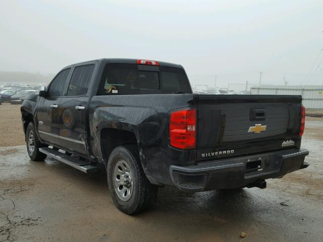 3GCPCTEJ4EG372016 - 2014 CHEVROLET SILVERADO BLACK photo 3