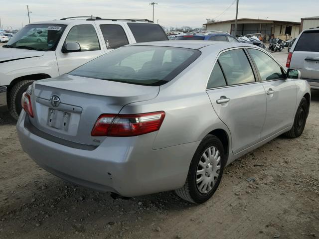 4T1BE46K67U609568 - 2007 TOYOTA CAMRY NEW SILVER photo 4