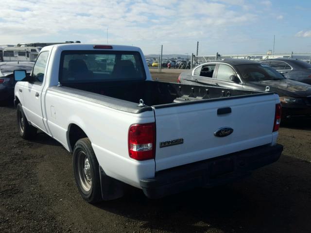 1FTYR10U96PA64989 - 2006 FORD RANGER WHITE photo 3