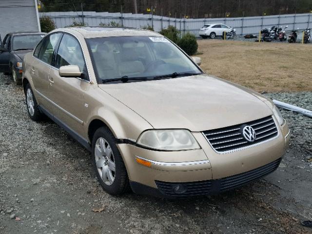 WVWRH63B73P359955 - 2003 VOLKSWAGEN PASSAT GLX GOLD photo 1
