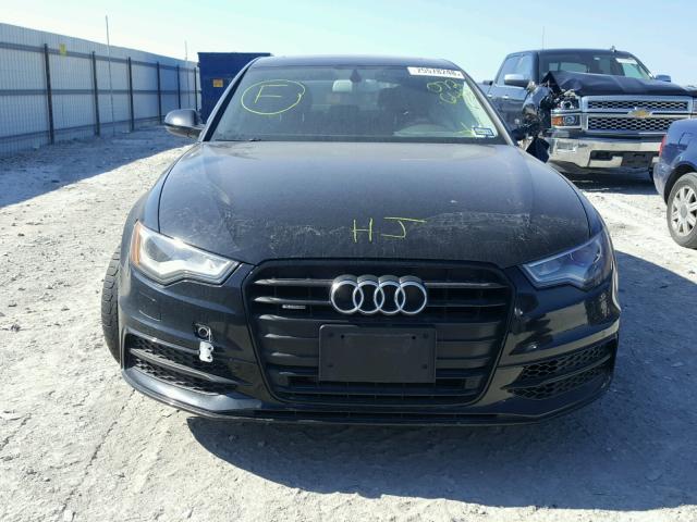 WAUHGAFC9EN072649 - 2014 AUDI A6 PRESTIG BLACK photo 10