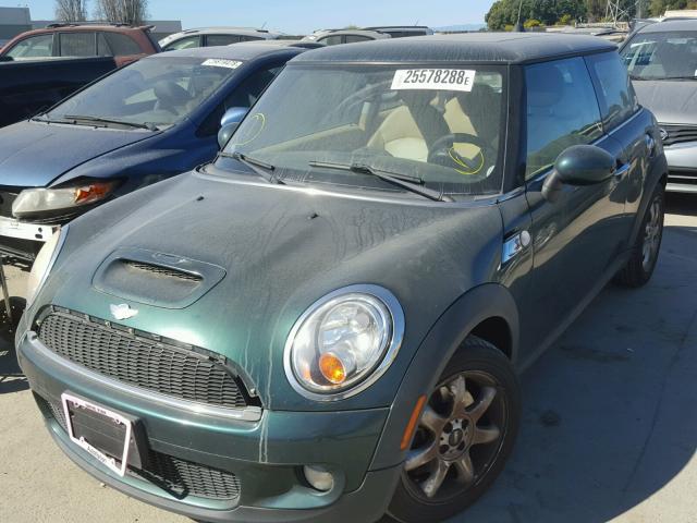 WMWMF73518TT87312 - 2008 MINI COOPER S GREEN photo 2