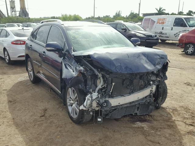 JTJBK1BA4F2464448 - 2015 LEXUS RX 350 BLUE photo 1