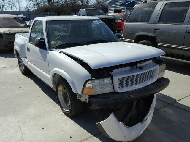 1GTCS145118113879 - 2001 GMC SONOMA WHITE photo 1