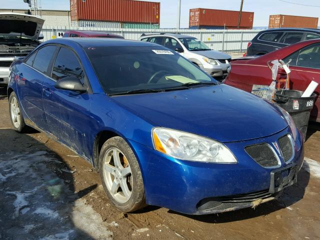 1G2ZG58N374161479 - 2007 PONTIAC G6 BASE BLUE photo 1