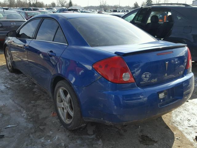 1G2ZG58N374161479 - 2007 PONTIAC G6 BASE BLUE photo 3