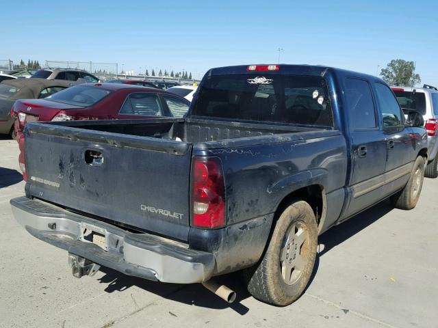 2GCEC13T051170511 - 2005 CHEVROLET SILVERADO BLUE photo 4