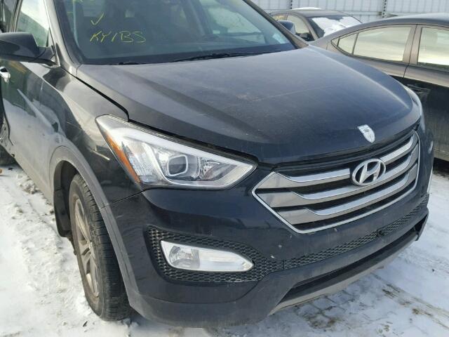 5XYZUDLB3DG090079 - 2013 HYUNDAI SANTA FE S BLACK photo 1