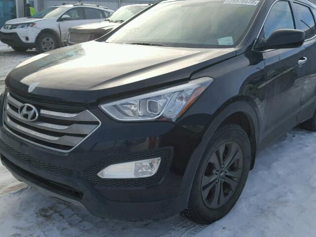 5XYZUDLB3DG090079 - 2013 HYUNDAI SANTA FE S BLACK photo 2