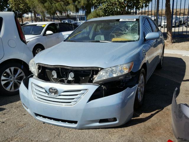 4T1BK46K27U508939 - 2007 TOYOTA CAMRY NEW BLUE photo 2