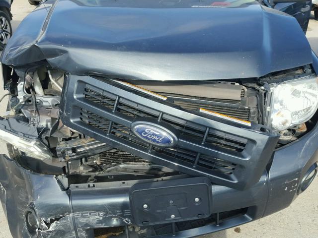 1FMCU49369KB93161 - 2009 FORD ESCAPE HYB CHARCOAL photo 7