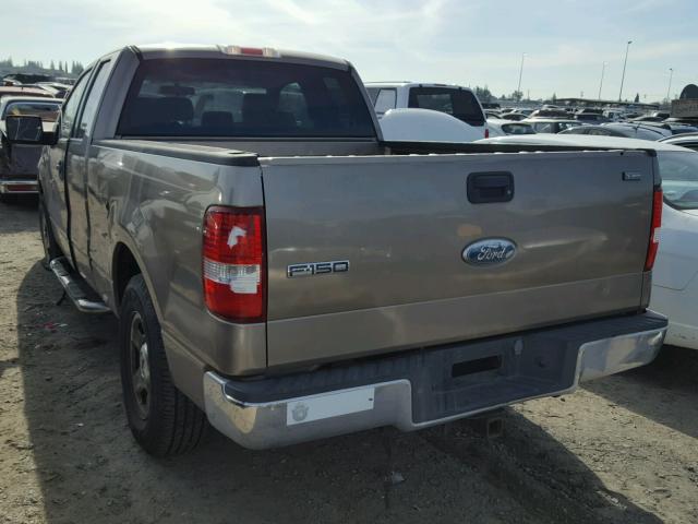 1FTPX12546KA93384 - 2006 FORD F150 棕色 照片 3