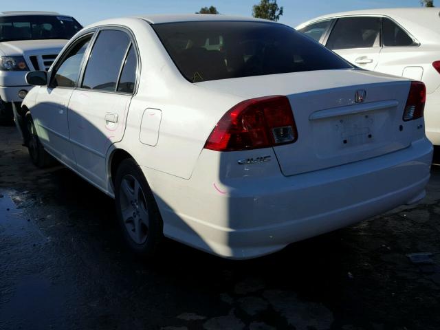 2HGES26744H589962 - 2004 HONDA CIVIC EX თეთრი ფოტო 3