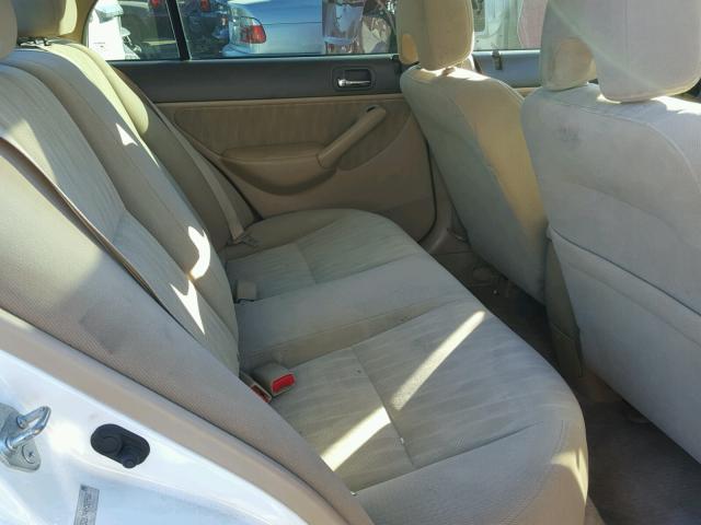 2HGES26744H589962 - 2004 HONDA CIVIC EX თეთრი ფოტო 6