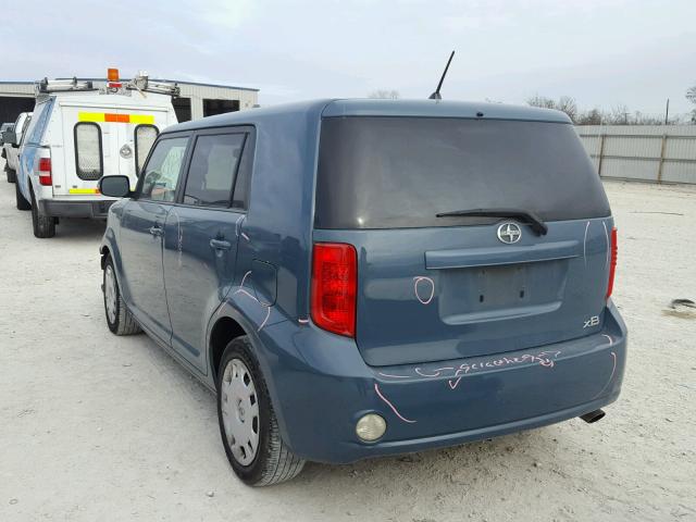 JTLKE50E181045686 - 2008 TOYOTA SCION XB ტალღისფერი ფოტო 3