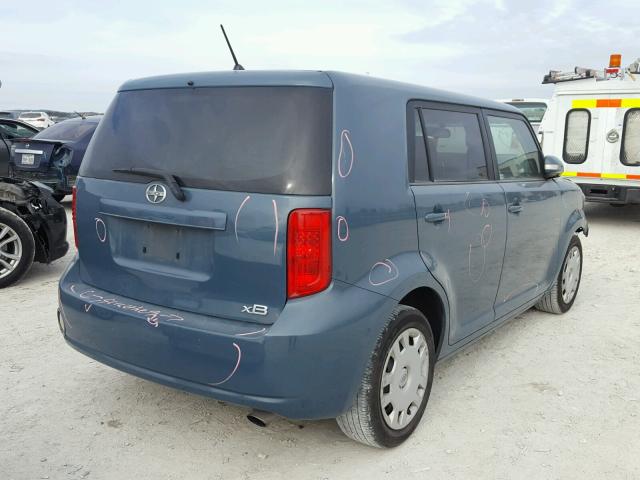 JTLKE50E181045686 - 2008 TOYOTA SCION XB ტალღისფერი ფოტო 4