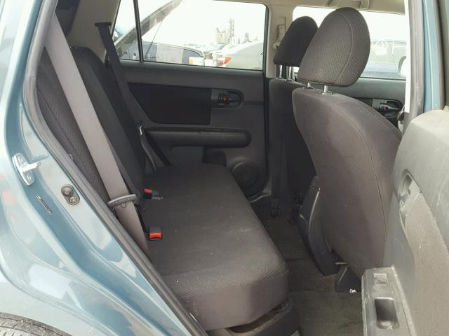 JTLKE50E181045686 - 2008 TOYOTA SCION XB ტალღისფერი ფოტო 6