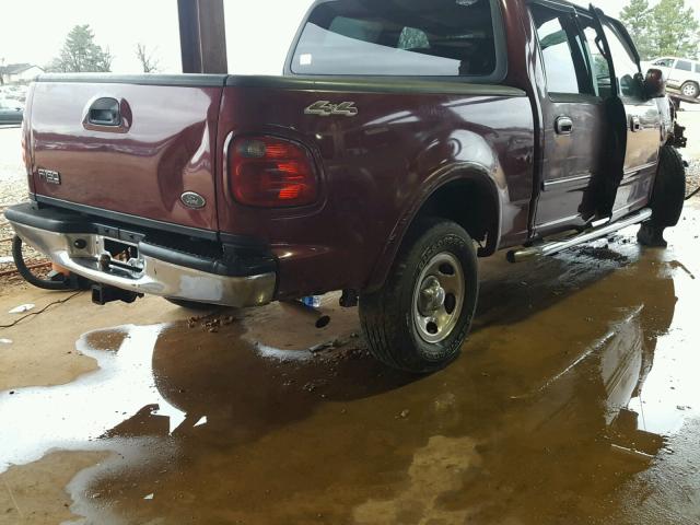 1FTRW08L33KA35936 - 2003 FORD F150 SUPER MAROON photo 4