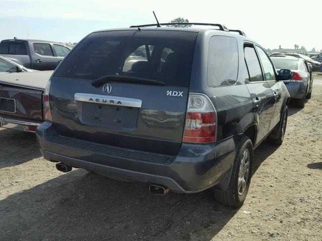 2HNYD189X4H521870 - 2004 ACURA MDX TOURIN GRAY photo 4