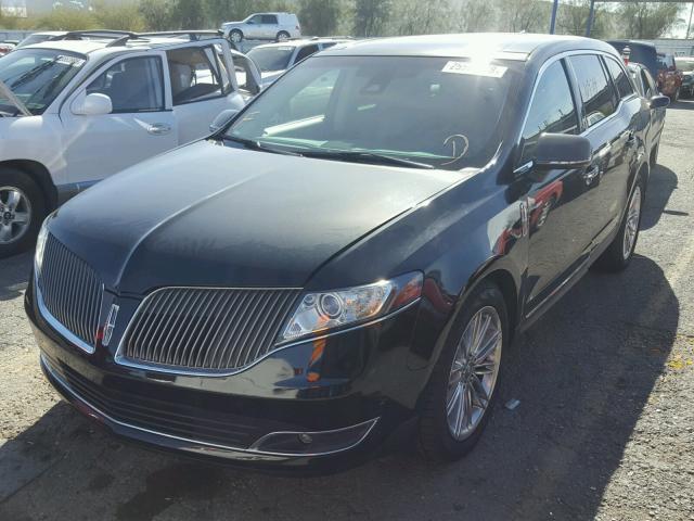 2LMHJ5AT0EBL52541 - 2014 LINCOLN MKT BLACK photo 2